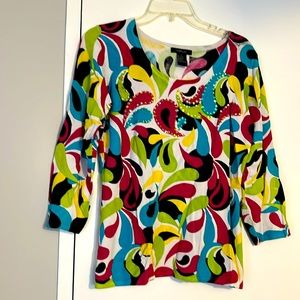 CDP & Co. long sleeve top for women. Size L